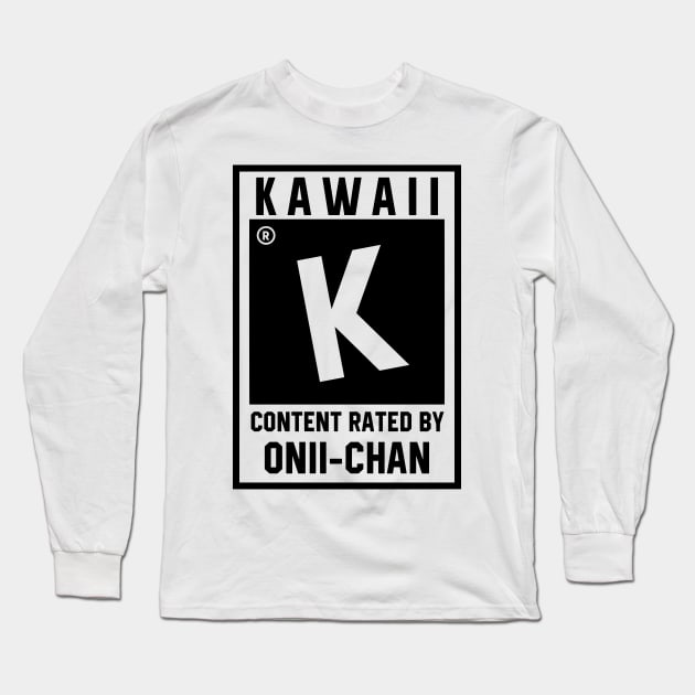 Kawaii content Long Sleeve T-Shirt by ZuleYang22